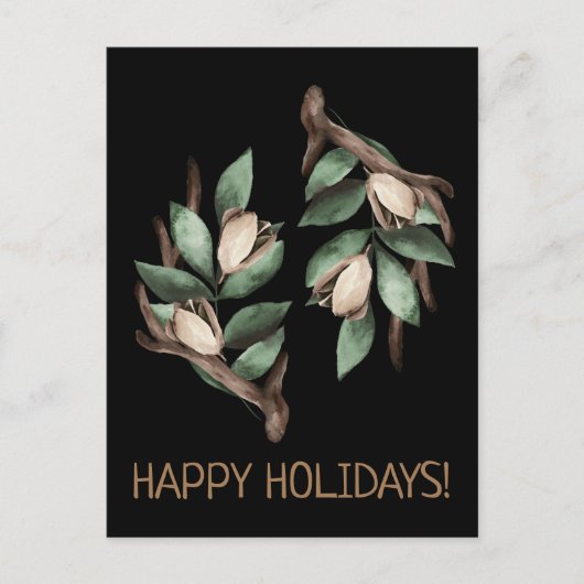 緑の枝はがき付きアントラー シーズンポストカード (正面)