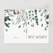 緑の枝はがき付きアントラー 案内ポストカード (裏面)