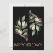 緑の枝はがき付きアントラー 案内状 (正面)