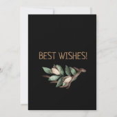 緑の枝はがき付きアントラー 案内状 (裏面)