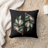 緑の枝を持つアントラー クッション (ブランケット)