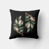 緑の枝を持つアントラー クッション (裏面)