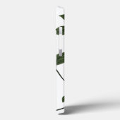 緑の枝を持つモノグラムの離れ葉 Case-Mate iPhoneケース (裏面 / 左)