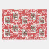 緑の枝メリー書道写真白色タイプ ラッピングペーパーシート (正面2)