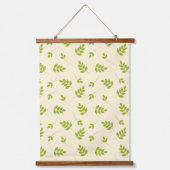 緑の枝離れ継ぎ目 吊り下げ型タペストリー (正面)