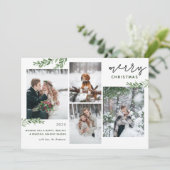 緑の枝4フォトコラージュ シーズンカード (スタンド正面)