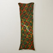 '緑の枠で囲まれた目'、スクラッチまたは赤いグリッド。 ボディピロー (正面縦)