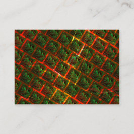 '緑の枠で囲まれた目'、スクラッチまたは赤いグリッド。 ロイヤリティカード