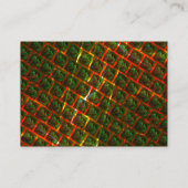 '緑の枠で囲まれた目'、スクラッチまたは赤いグリッド。 ロイヤリティカード (裏面)