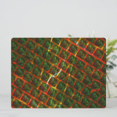 緑の枠の目、引っかき傷または赤い格子模様。 メニュー (スタンド正面)