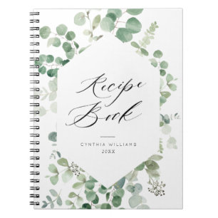 緑の枠レシピ本 ノートブック