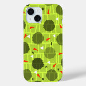 緑の柄 Case-Mate iPhoneケース (裏面)