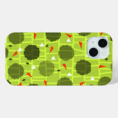 緑の柄 Case-Mate iPhoneケース (裏面 (横))
