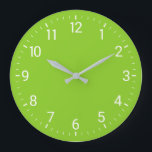 緑の柱時計 ラージ壁時計<br><div class="desc">緑の柱時計。 容易に背景色を変えることができます。 あなたの家、台所またはオフィスを飾るために完成して下さい。 文字を加えることができ、数を望めばイメージはとどまります。</div>