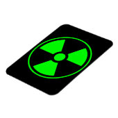 緑の核放射線シンボル マグネット (左側)