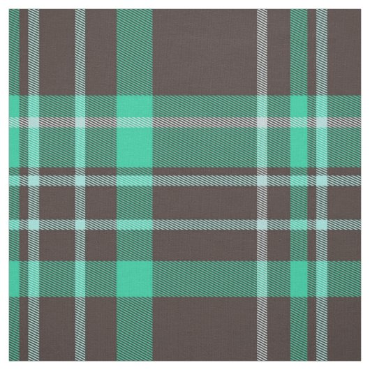緑の格子模様 ファブリック (見本)