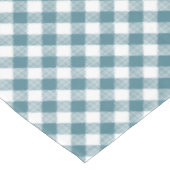 緑の格子状秋パターン テーブルクロス (アングル)