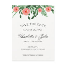 緑の桃の花結婚式の日付を保存