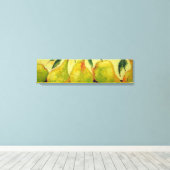 緑の梨のギャラリーラップキャンバス印刷 キャンバスプリント (インサイチュ (ウッドフロア))