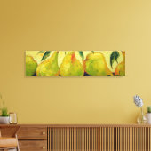 緑の梨のギャラリーラップキャンバス印刷 キャンバスプリント (インサイチュ (リビング))
