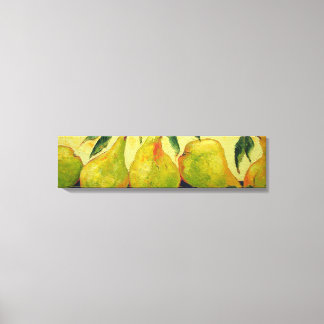 緑の梨のギャラリーラップキャンバス印刷 キャンバスプリント