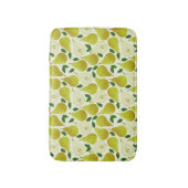 緑の梨のパターン バスマット (正面縦)