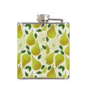 緑の梨のパターン フラスク (裏面)