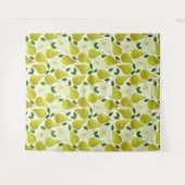 緑の梨の模様 タペストリー (正面(横))