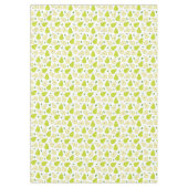 緑の梨の模様 テーブルクロス (正面)