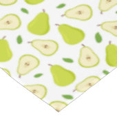 緑の梨の模様 テーブルクロス (アングル)
