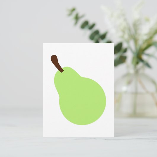 緑の梨 ポストカード (スタンド正面)