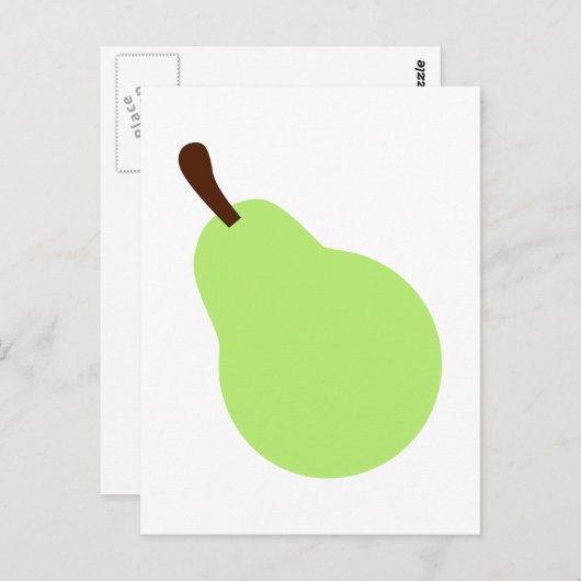 緑の梨 ポストカード (正面/裏面)