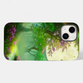 緑の森と満月 Case-Mate iPhoneケース (裏面 (横))