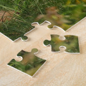 緑の森のかわいいベビーキツネ ジグソーパズル (側面)