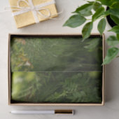 緑の森のかわいいベビーキツネ 薄葉紙 (ギフト)