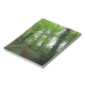 緑の森のメモ帳のパス ノートパッド (回転)