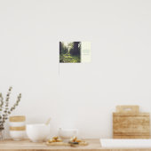 緑の森の写真と引用文自然 ポスター (キッチン)