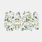 緑の森の動物の赤ちゃんシャワーありがとう フェイバーボックス (折り畳みなし)