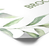 緑の森の動物1st誕生日へようこそ ポスター (角)