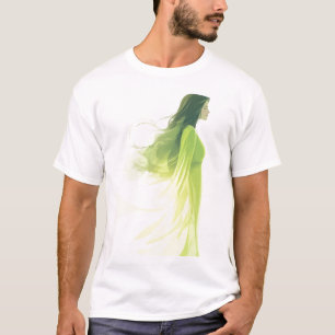緑の森の女神 Tシャツ