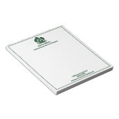 緑の森の家不動産カスタム ノートパッド (アングル)