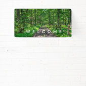 緑の森の小道 横断幕 (インサイチュ)