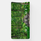 緑の森の小道 横断幕 (縦)