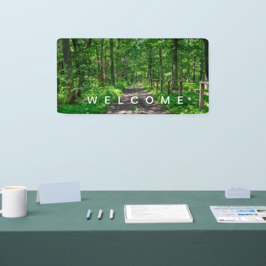 緑の森の小道 横断幕 (トレードショー)