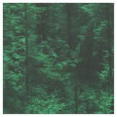 緑の森の木の繰り返しパターン ファブリック (クローズアップ)