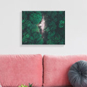 緑の森の空中写真 キャンバスプリント (インサイチュ (リビング))