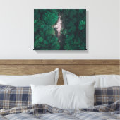 緑の森の空中写真 キャンバスプリント (インサイチュ (寝室))