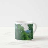 緑の森の風景写真 エスプレッソカップ (正面右)