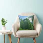 緑の森の風景写真 クッション (椅子)