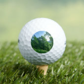 緑の森の風景 ゴルフボール (インサイチュ 木)